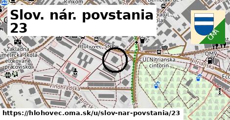 Slov. nár. povstania 23, Hlohovec