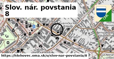 Slov. nár. povstania 8, Hlohovec