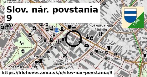 Slov. nár. povstania 9, Hlohovec