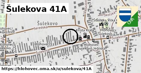Šulekova 41A, Hlohovec