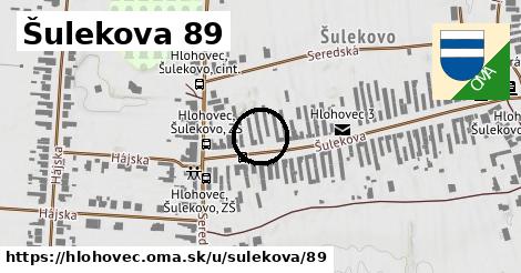 Šulekova 89, Hlohovec