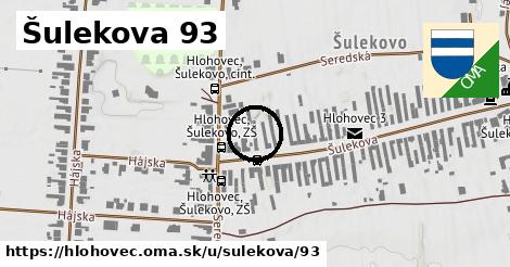 Šulekova 93, Hlohovec