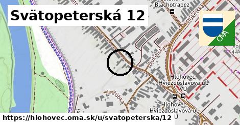 Svätopeterská 12, Hlohovec