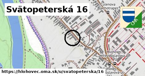 Svätopeterská 16, Hlohovec