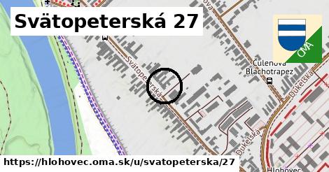 Svätopeterská 27, Hlohovec