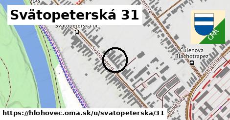 Svätopeterská 31, Hlohovec