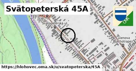 Svätopeterská 45A, Hlohovec