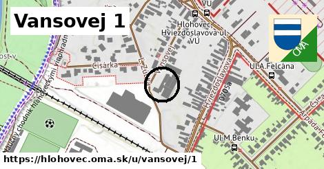 Vansovej 1, Hlohovec