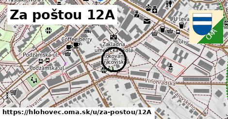 Za poštou 12A, Hlohovec