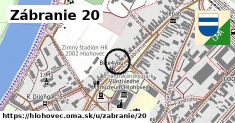 Zábranie 20, Hlohovec