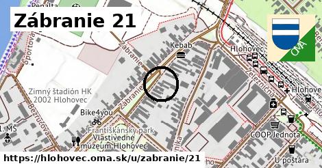 Zábranie 21, Hlohovec