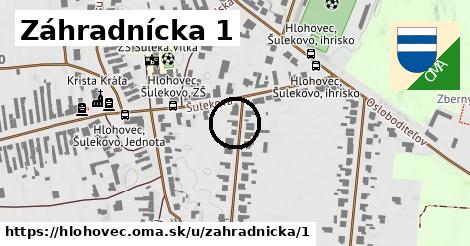 Záhradnícka 1, Hlohovec