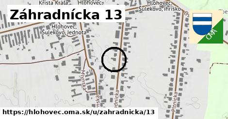 Záhradnícka 13, Hlohovec