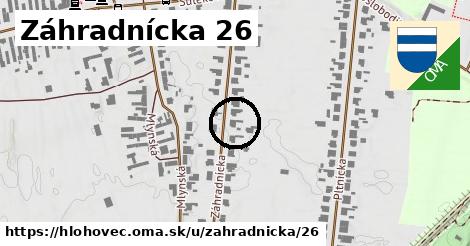 Záhradnícka 26, Hlohovec