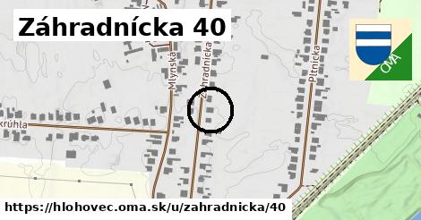 Záhradnícka 40, Hlohovec