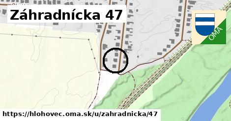 Záhradnícka 47, Hlohovec
