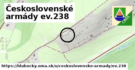 Československé armády ev.238, Hlubočky
