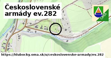 Československé armády ev.282, Hlubočky