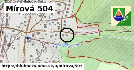 Mírová 504, Hlubočky
