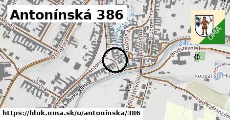Antonínská 386, Hluk