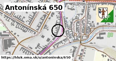 Antonínská 650, Hluk