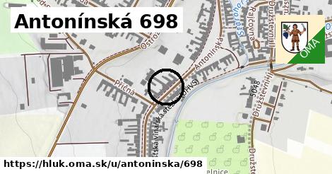Antonínská 698, Hluk