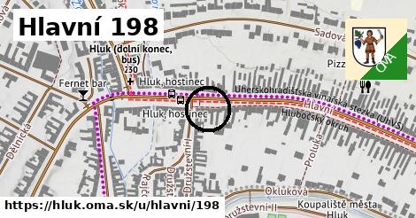 Hlavní 198, Hluk