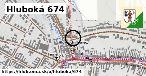 Hluboká 674, Hluk