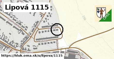 Lipová 1115, Hluk