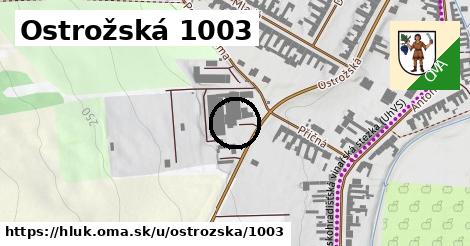 Ostrožská 1003, Hluk