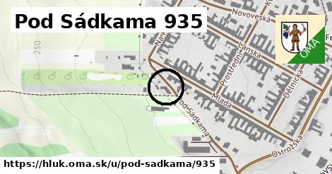 Pod Sádkama 935, Hluk