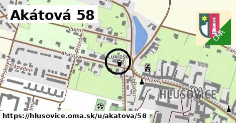 Akátová 58, Hlušovice