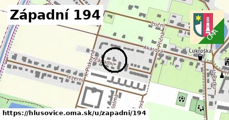 Západní 194, Hlušovice