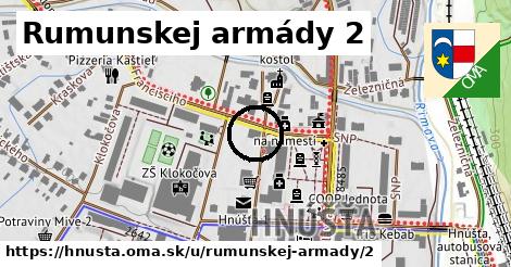 Rumunskej armády 2, Hnúšťa