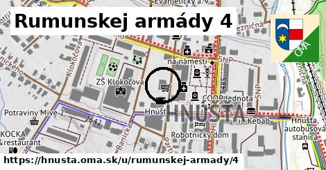 Rumunskej armády 4, Hnúšťa