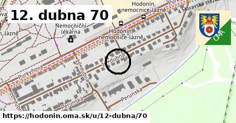 12. dubna 70, Hodonín