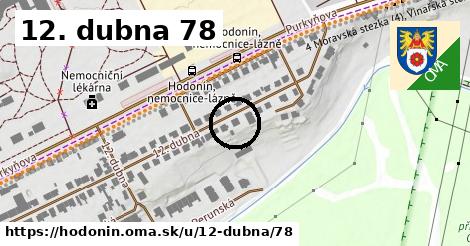 12. dubna 78, Hodonín