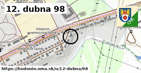 12. dubna 98, Hodonín