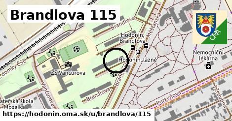 Brandlova 115, Hodonín