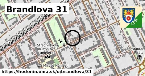 Brandlova 31, Hodonín