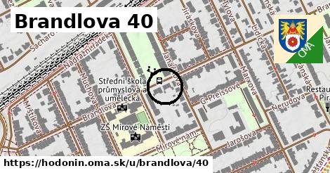 Brandlova 40, Hodonín