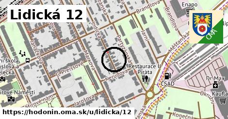 Lidická 12, Hodonín