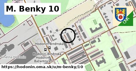 M. Benky 10, Hodonín