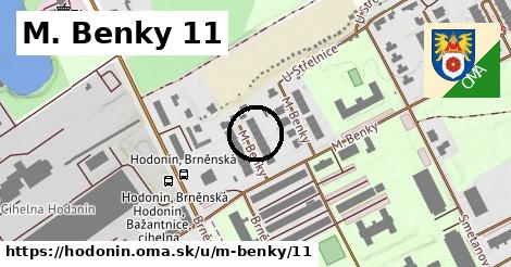 M. Benky 11, Hodonín