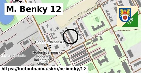 M. Benky 12, Hodonín
