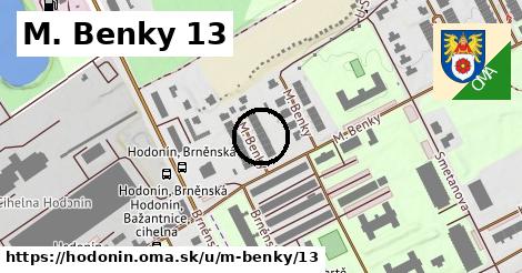 M. Benky 13, Hodonín