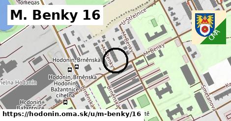 M. Benky 16, Hodonín