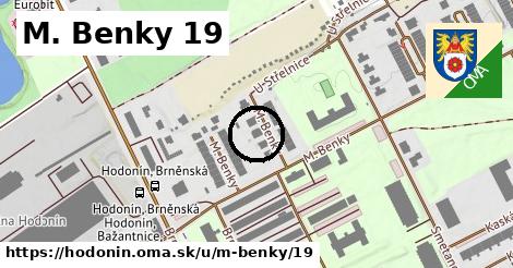 M. Benky 19, Hodonín