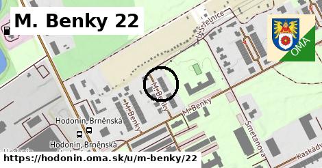 M. Benky 22, Hodonín