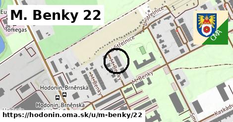 M. Benky 22, Hodonín